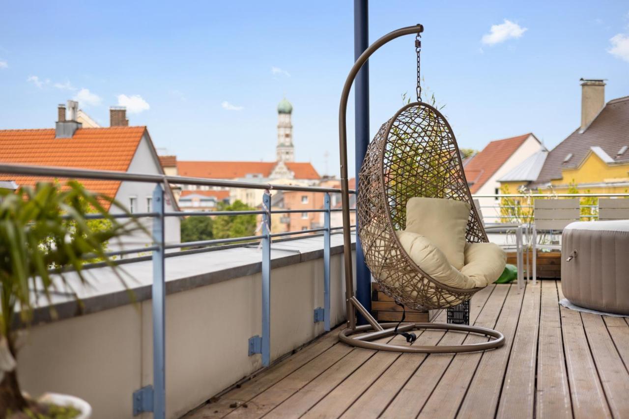 Arbio I Premium Penthouse Apartment אוגסבורג מראה חיצוני תמונה