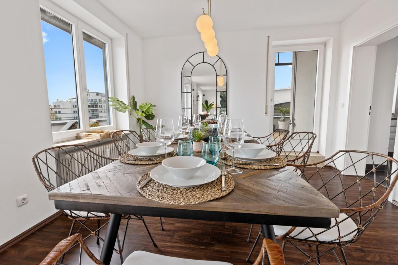 Arbio I Premium Penthouse Apartment אוגסבורג מראה חיצוני תמונה