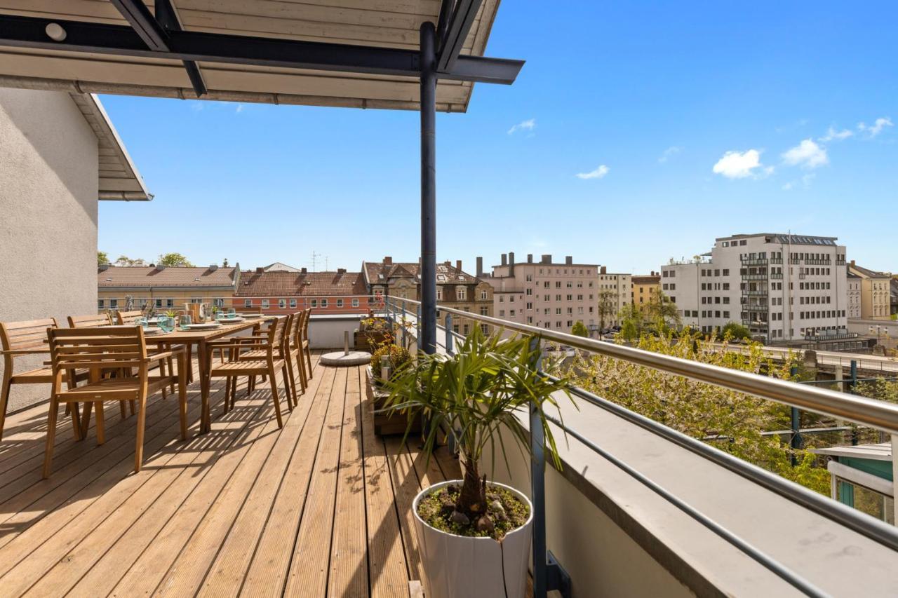 Arbio I Premium Penthouse Apartment אוגסבורג מראה חיצוני תמונה