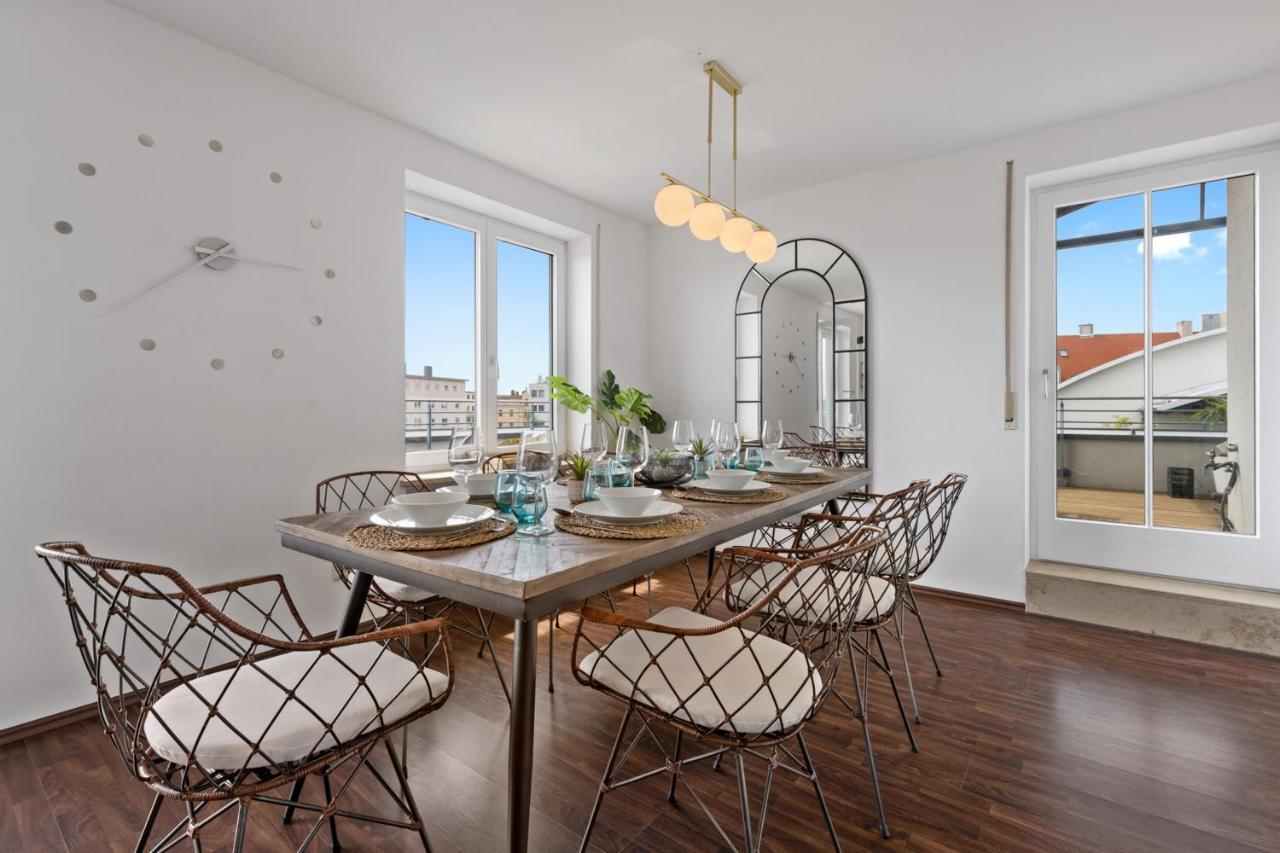 Arbio I Premium Penthouse Apartment אוגסבורג מראה חיצוני תמונה