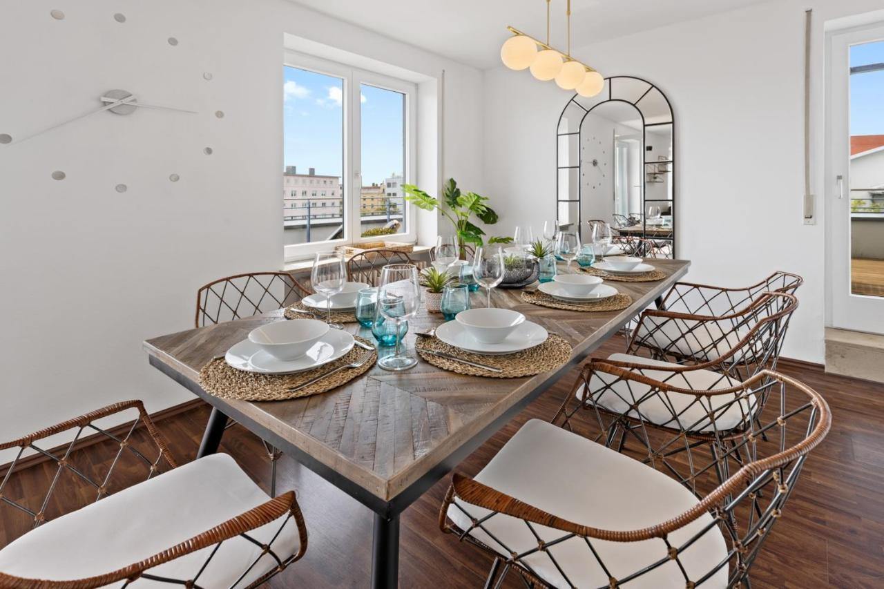 Arbio I Premium Penthouse Apartment אוגסבורג מראה חיצוני תמונה